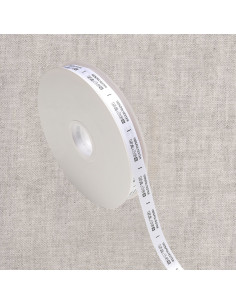 Etikettenband Zusammensetzung - 100% Polyester