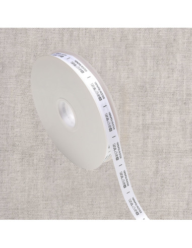 Etikettenband Zusammensetzung - 100% Polyester