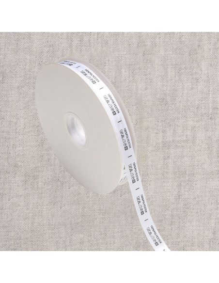 Etikettenband Zusammensetzung - 100% Polyester