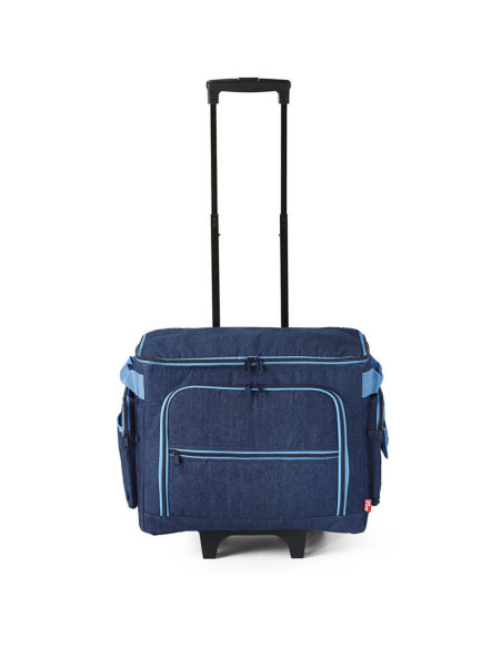Trolley-Koffer für Nähmaschine - Jeansblau
