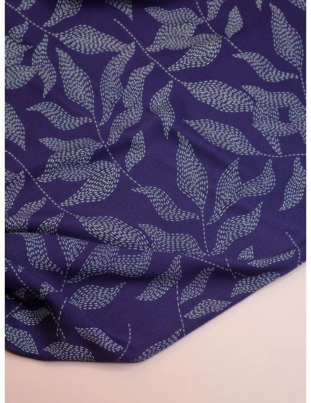 Lulu Viskose-Twill-Stoff - Indigo