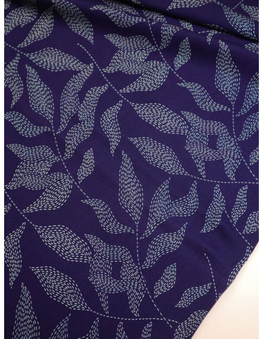 Lulu Viskose-Twill-Stoff - Indigo