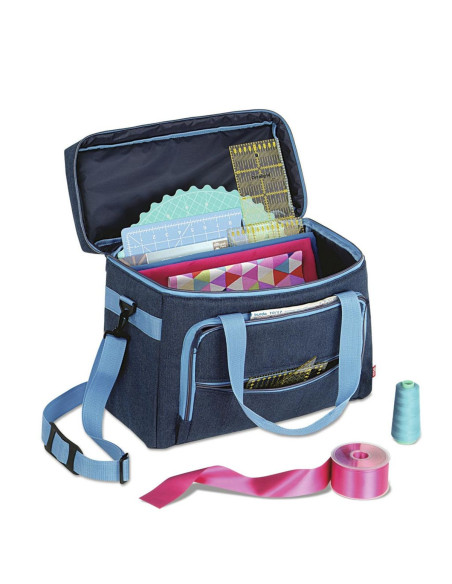 Prym-Tasche für Nähmaschine - Jeansblau