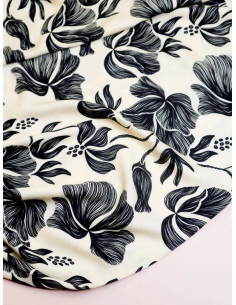 Twill-Viskose-Stoff Loa - Schwarz 2