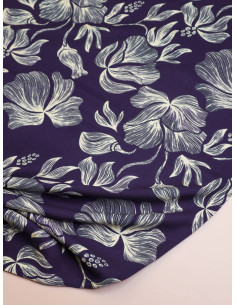 Viskose-Twill-Stoff Loa - Indigo 2