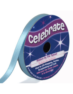 Satinband Celebrate Himmelblau - 6 mm x 6 Meter