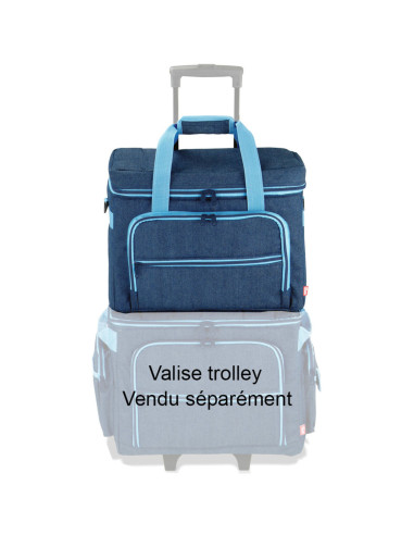 Prym-Tasche für Nähmaschine - Jeansblau
