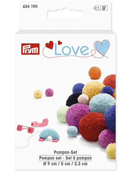 Set mit 3 Pompon-Machern von Prym