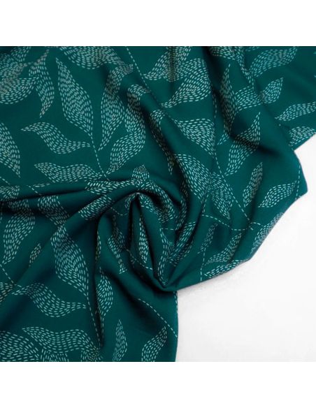 Lulu Viskose-Twill-Stoff - Kieferngrün