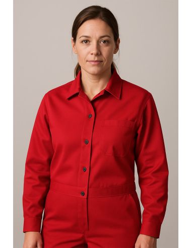 Twill-Arbeitsgewebe - Rot