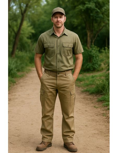 Twill-Arbeitsgewebe - Taupe