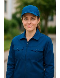 Arbeitsgewebe Twill - Petrolblau 2