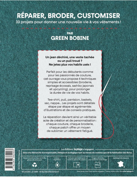 Buch reparieren, sticken, anpassen