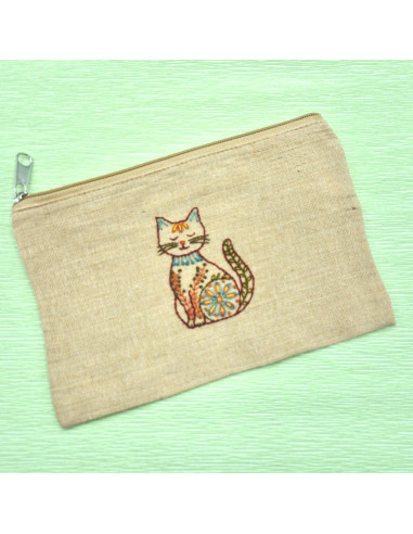 Wasserlösliche Stickerei-Transferblätter - Folkloristische Katzen