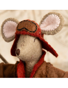 Mini kit feutrine - Petite souris folklorique 2