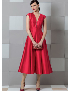 Kleidmuster und falscher Latz - Vogue 9292