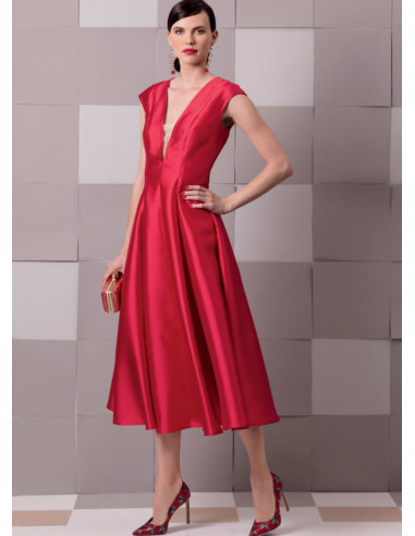 Kleidmuster und falscher Latz - Vogue 9292