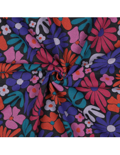 Sweatstoff Siebziger - Indigo