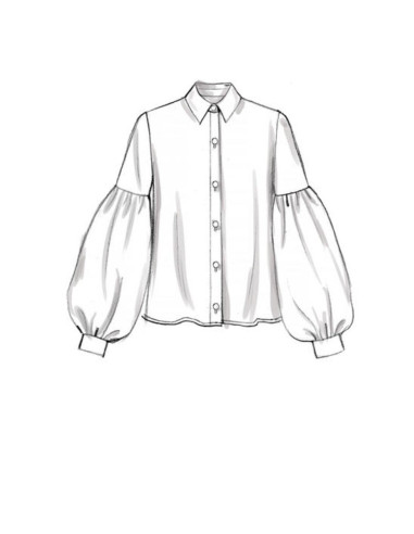 Oberteil- und Gürtelmuster - Vogue 9299