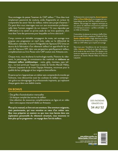 Buch Bestehen Sie Ihre CAP-Schneiderprüfung mit Artesane