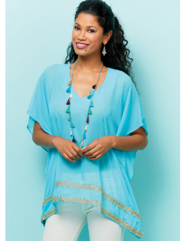 Oberteil, Tunika und Kaftan Schnittmuster - Butterick 6559
