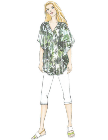 Oberteil, Tunika und Kaftan Schnittmuster - Butterick 6559