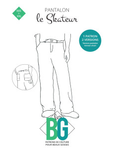 Herrenhosenschnittmuster Der Skater - Les BG