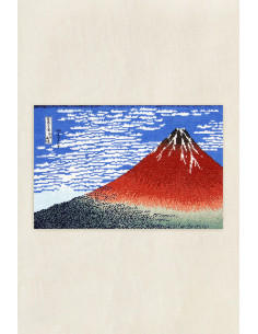 Kreuzstich-Stickset - Der Rote Fuji 2
