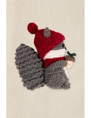 Amigurumi-Set - Naschhafter Eichhörnchen