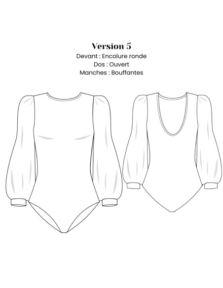 Body-Schnittmuster - Sora - Lise Tailor