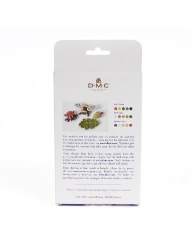 Pack mit 5 kardierten Filzwollen DMC - Herbst