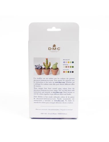 Pack mit 5 kardierten Filzwollen DMC - Bouquet