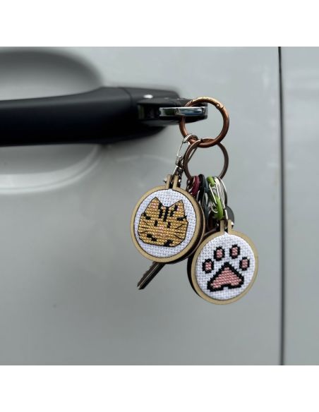 Mini-Kreuzstich-Stickset - Für einander gemacht!