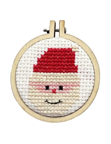 Mini-Kreuzstich-Stickset - Ho Ho Ho!