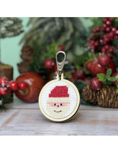 Mini-Kreuzstich-Stickset - Ho Ho Ho!