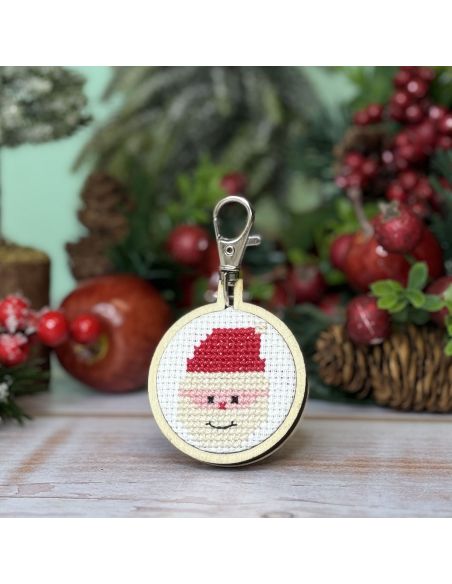 Mini-Kreuzstich-Stickset - Ho Ho Ho!