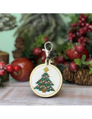 Mini-Kreuzstich-Stickset - Mein schöner Tannenbaum