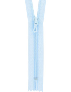Nylon-Reißverschluss - Azurblau