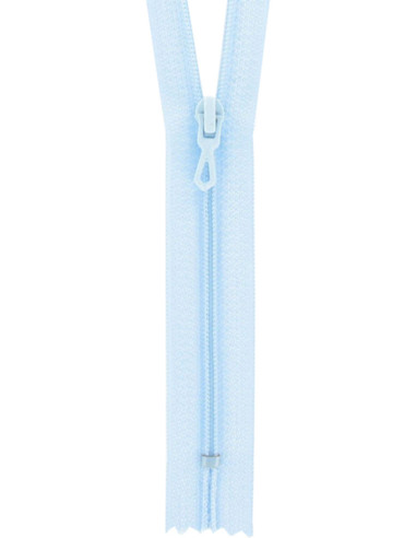 Nylon-Reißverschluss - Azurblau