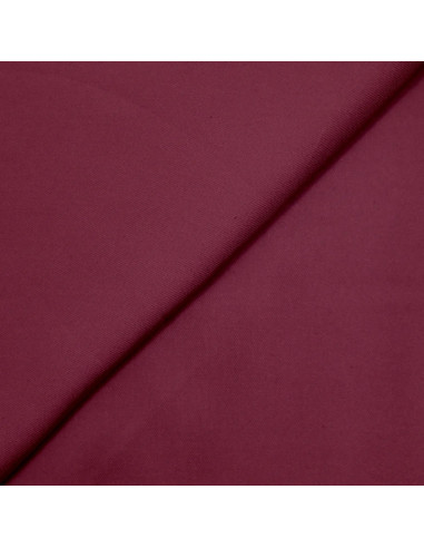 Schwerer Viskose-Twill-Stoff - Bordeaux