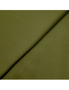 Schwerer Viskose-Twill-Stoff - Oliv