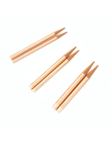 Mini austauschbare Nadelspitzen in Roségold DMC