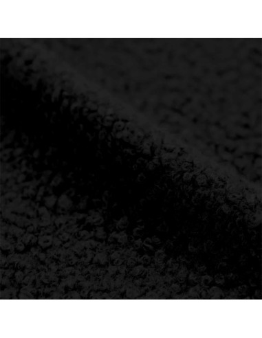Curly-Fellstoff - Schwarz