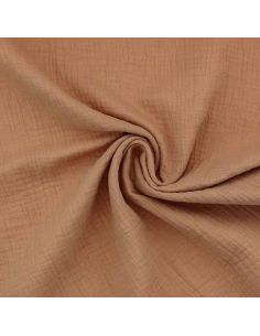 Doppellagiger Baumwollstoff - Beige