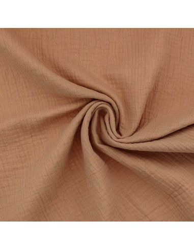 Doppellagiger Baumwollstoff - Beige