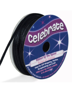 Rattenschwanzschnur Celebrate schwarz - 2 mm x 10 Meter