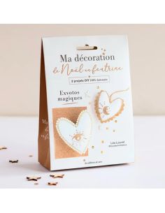 Meine Weihnachtsdekoration aus Filz: Magisches Exvoto-Duo