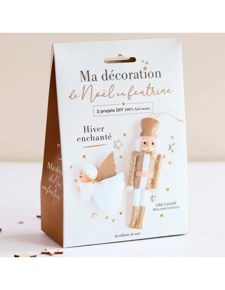 Meine Weihnachtsdekoration aus Filz: Verzaubertes Winter-Duo