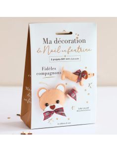 Meine Weihnachtsdekoration aus Filz: Duo treue Gefährten