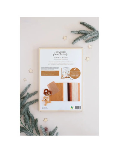 Weihnachts-Filzset - Kollektion Sanftheit